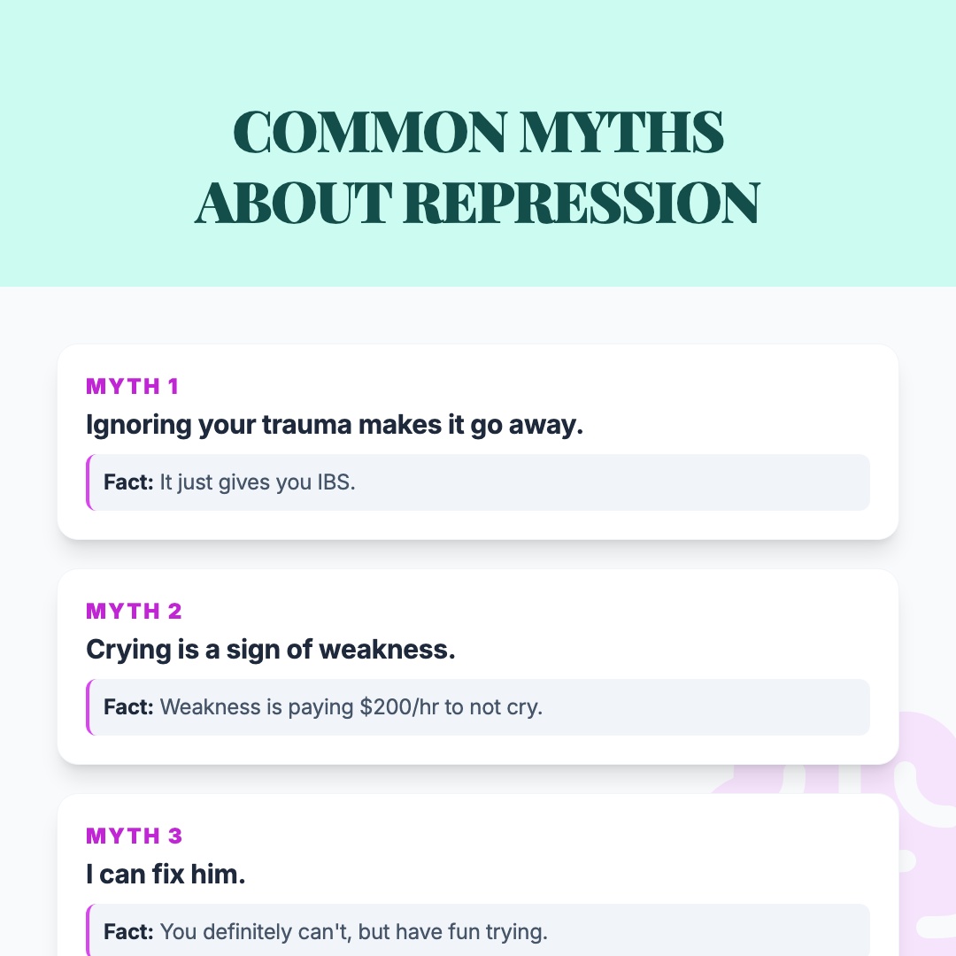 Unhinged Infographic - Repression